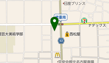 あおい書店西春店の地図画像