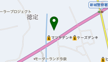 (株)精文館書店新城店の地図画像