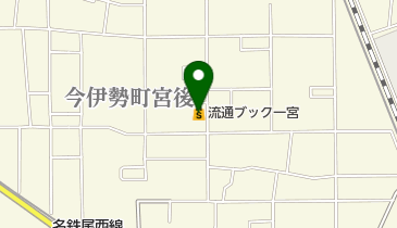 流通ブック一宮の地図画像