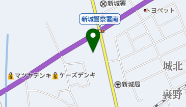 愛新堂書店新城東店の地図画像