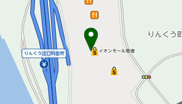 ヴィレッジヴァンガードイオンモール常滑店の地図画像