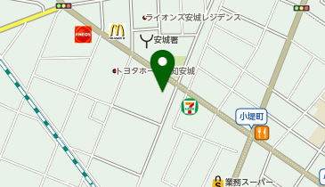 ブックオフ安城店の地図画像