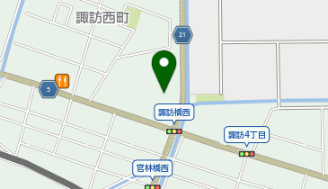 ブックオフ豊川諏訪西店の地図画像