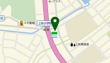 ブックオフ岡崎上地店の地図画像