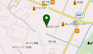 ブックオフ西尾下町店の地図画像