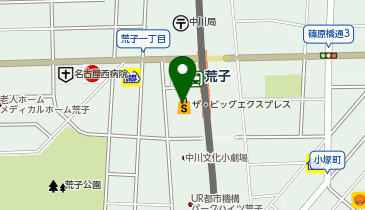 ザ・ビッグエクスプレス荒子店の地図画像