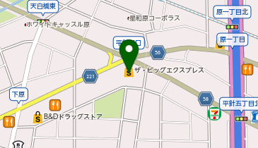 ザ・ビッグエクスプレス平針店の地図画像