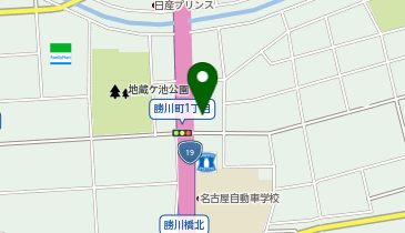 ダイソー春日井勝川店の地図画像