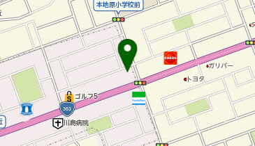 ダイソー名古屋四軒家店の地図画像
