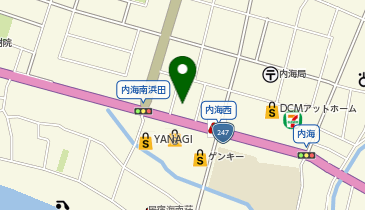 ダイソー知多内海店の地図画像