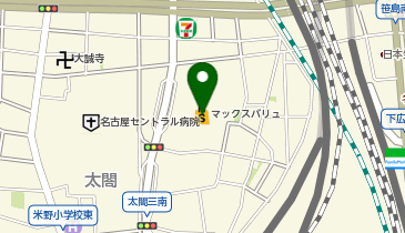 ダイソーイオンタウン太閤ショッピングセンター店の地図画像