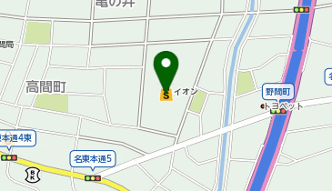 ダイソーイオンメイトピア店の地図画像