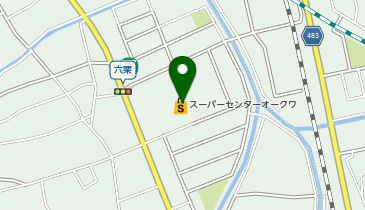 ダイソースーパーセンターオークワ幸田店の地図画像