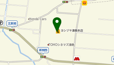 靴チヨダイッツボナンザシティヨシヅヤ津島本店の地図画像