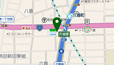 auショップ六番町の地図画像