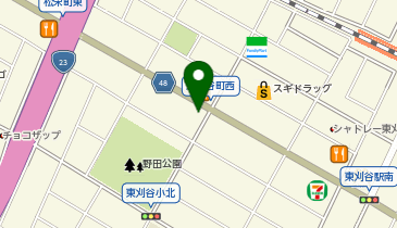 auショップ東刈谷の地図画像