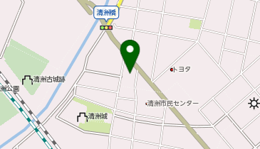 auショップ清洲の地図画像