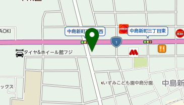 auショップ中川一号線の地図画像