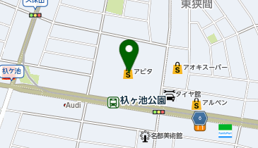 auショップアピタ長久手の地図画像
