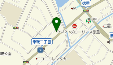 愛知トヨタ徳重北店の地図画像