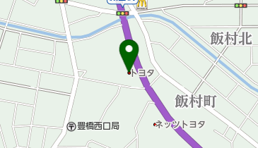 愛知トヨタ殿田橋店の地図画像