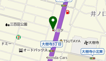 愛知トヨタ大樹寺店の地図画像