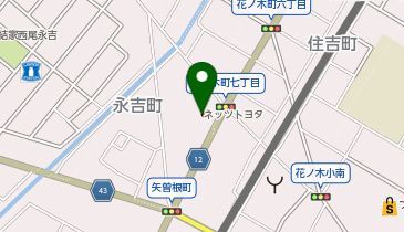 愛知トヨタ西尾永吉店の地図画像