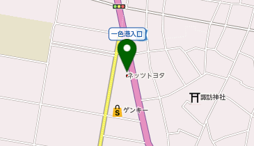 愛知トヨタ一色店の地図画像