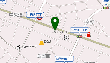 愛知トヨタ豊川中央通店の地図画像