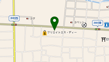 愛知トヨタ北名古屋店の地図画像
