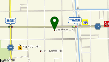 愛知トヨタ一宮三条店の地図画像
