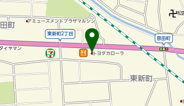 愛知トヨタ刈谷東新店の地図画像