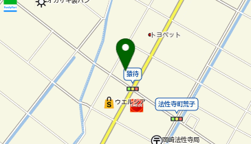 愛知トヨタ法性寺店の地図画像