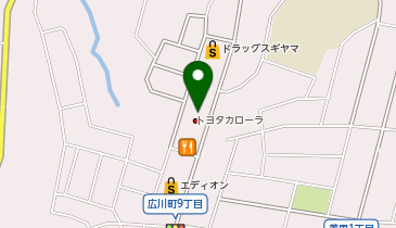 愛知トヨタ豊田美里店の地図画像