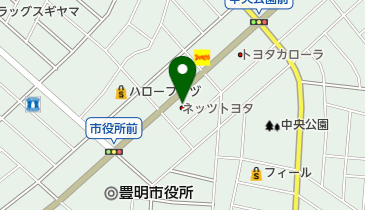 ネッツトヨタ中部プラザ豊明の地図画像