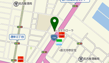トヨタカローラ愛知港店の地図画像