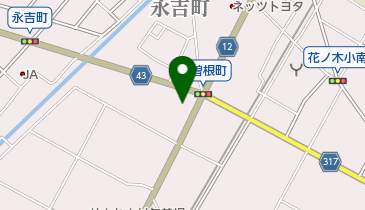 トヨタカローラ愛知西尾店の地図画像