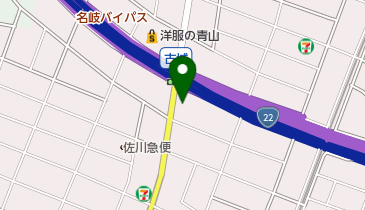 トヨタカローラ名古屋古城店の地図画像