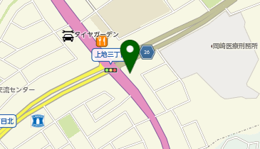 トヨタカローラ名古屋岡崎上地店の地図画像