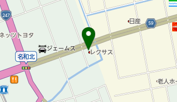 レクサス東海の地図画像