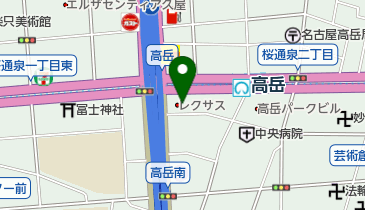 レクサス高岳の地図画像