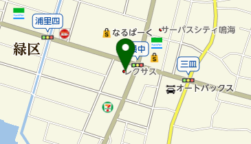 レクサス緑の地図画像