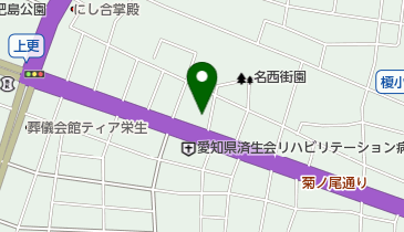 愛知日産上更通店の地図画像