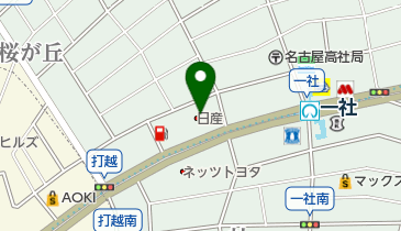 愛知日産日産アプリーテ星ヶ丘の地図画像