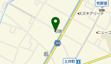 三河日産日産ギャラリー岡崎法性寺の地図画像