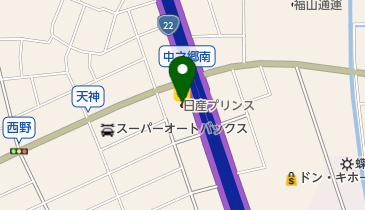 日産プリンス名古屋西春ロイヤル店の地図画像