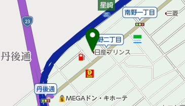 日産プリンス名古屋星崎店の地図画像