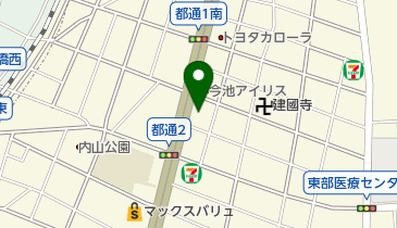 レッドバロン今池の地図画像