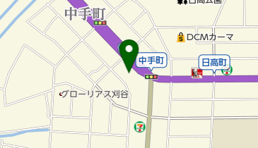 Honda Cars愛知刈谷中手町店の地図画像