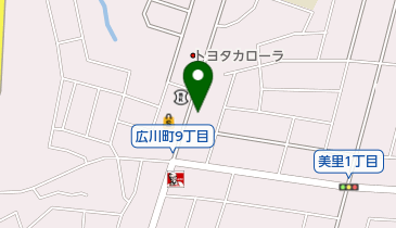 Honda Cars三河豊田美里店の地図画像